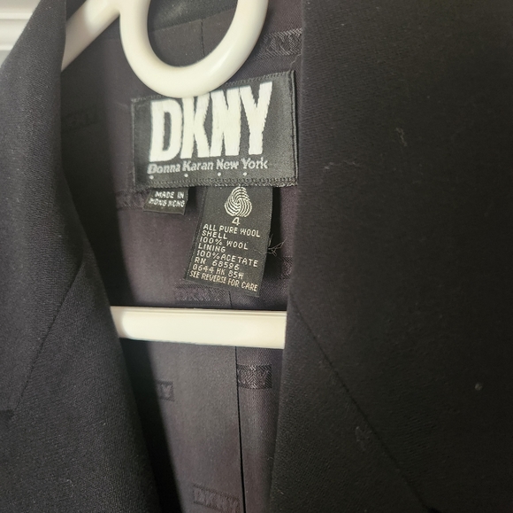 DKNY Double Breasted Classic Fitted Blazer - Picture 2 of 3